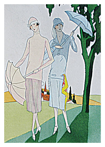 Art Deco -1920&#39;S FASHION walk in the park