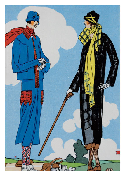 Art Deco -1920&#39;S FASHION
 2 ladies