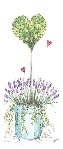 Jill Latter - heart shaped tree