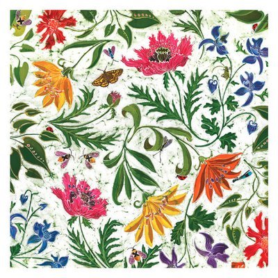 Batik - flowers and leaves