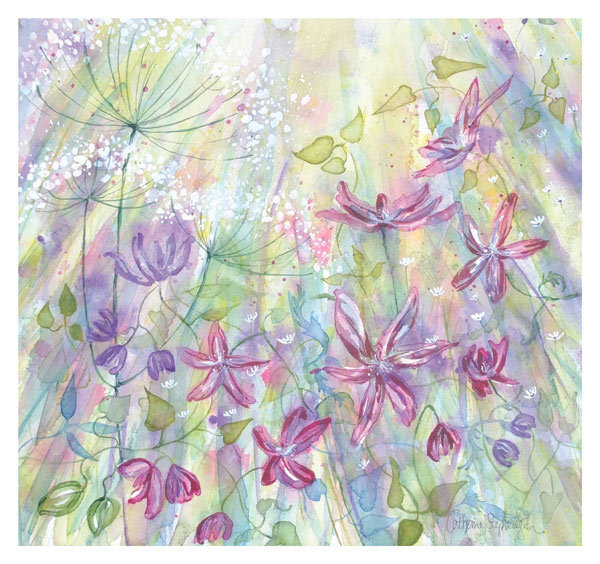 Catherine Stephenson  - Purple flowers
