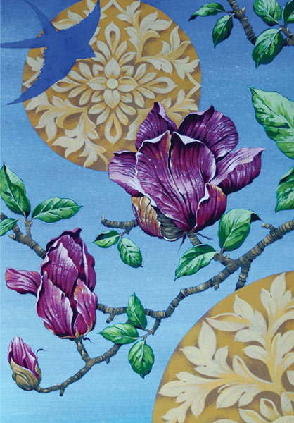 David Wolverson - purple flowers