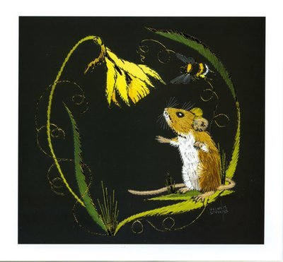 Helen M. Stevens - Daffodil and mouse