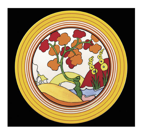 Clarice Cliff - Bridgewater - mini card