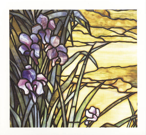 tiffany glass Iris
