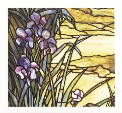 tiffany glass Iris