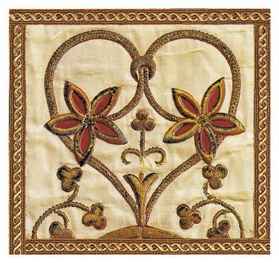 Church Embroidery Heart Valentine