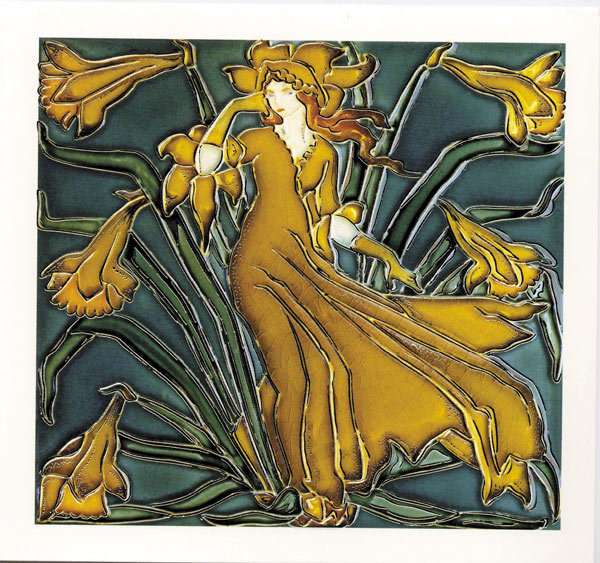 Walter Crane Floras train daffodil