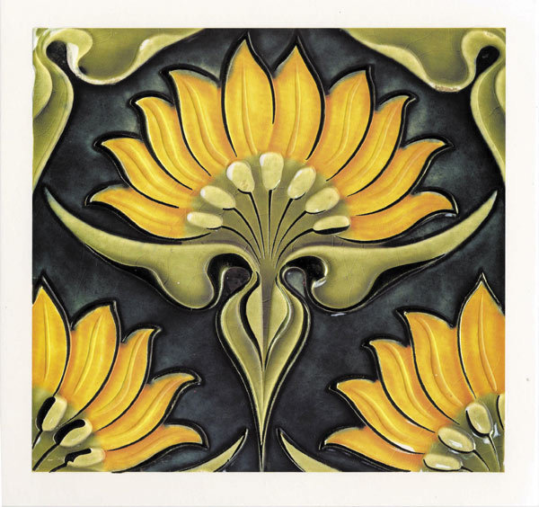 Pilkington tile - sunflower