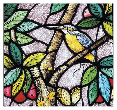 Stained glass, Daniel Cotter -  The Kingfisher
