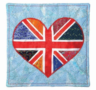 Union Jack Heart, quilt