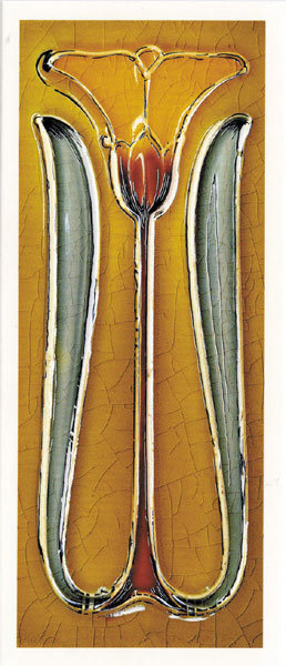 Art Nouveau - yellow flower