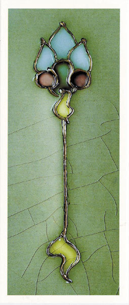 Art Nouveau - turquoise flower