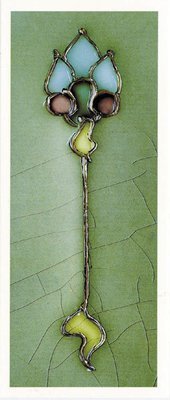 Art Nouveau - turquoise flower