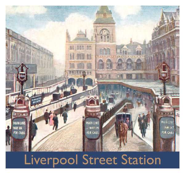 Liverpool Street Station card