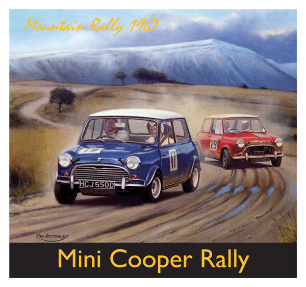 Mini Cooper Rally card