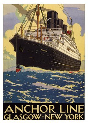 Anchor line - Glasgow - New York