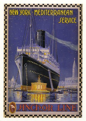 Anchor line New York - Mediterranean Service