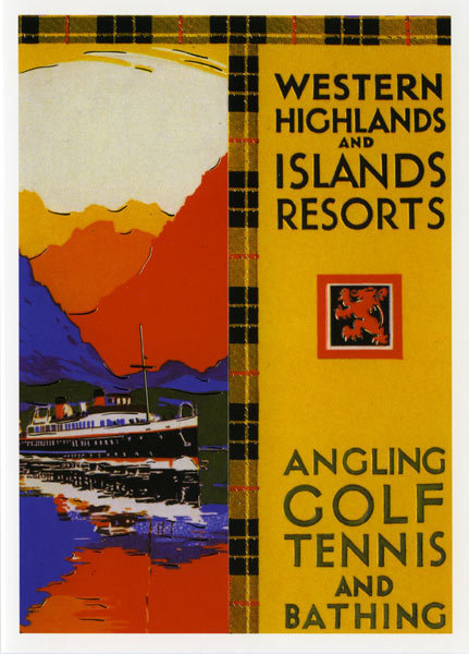 Western Highlands poster card