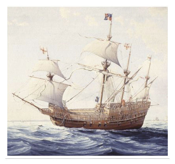 The Mary Rose greeting card