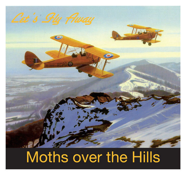 Moths over the Hills - Malvern card