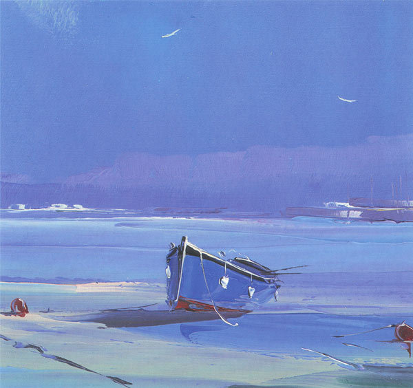 David Deakins - blue boat