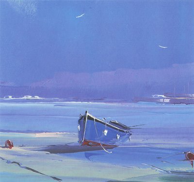 David Deakins - blue boat