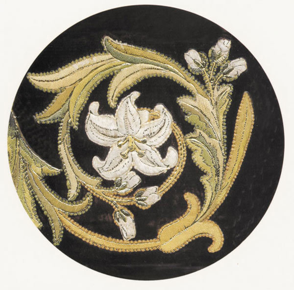 Ecclesiastical card - Liverpool Cathedral Superfrontal Lily