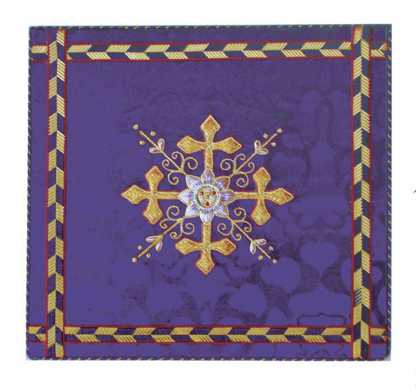 Ecclesiastical card - Liverpool Cathedral Purple Burse