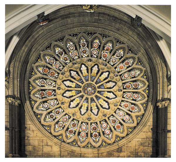 Ecclesiastical card - York Minster Rose window