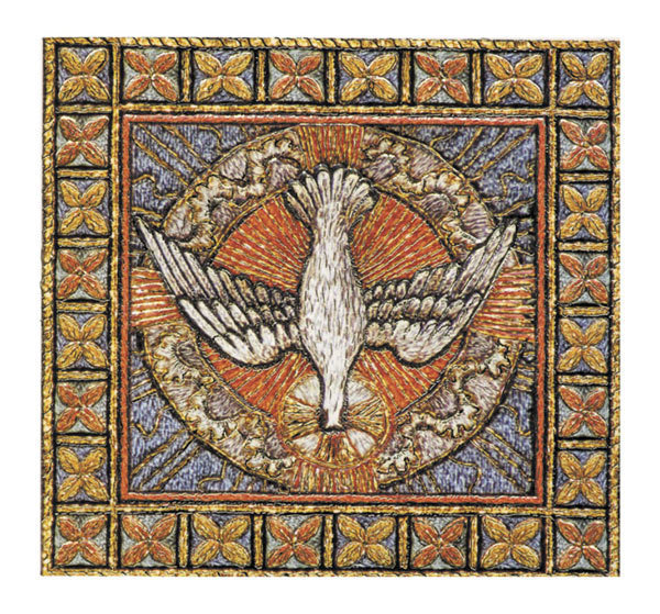 Ecclesiastical Embroidery card - Buckfast Abbey - Dove