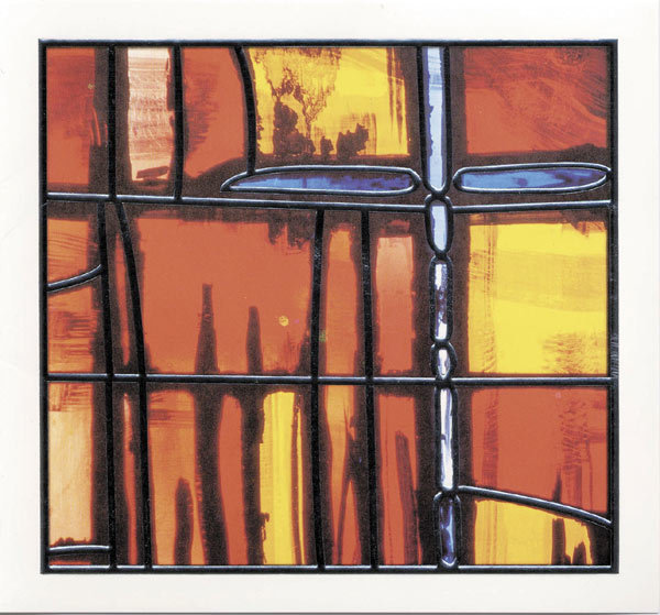 Ecclesiastical card - Coventry cathedral John Piper stained glass window