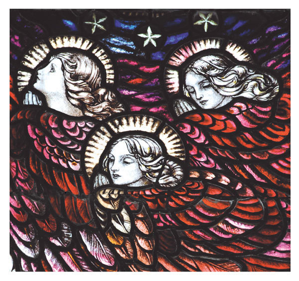 Stained glass window - Angels