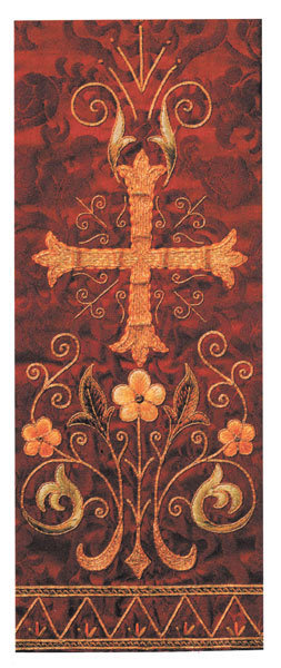 Ecclesiastical - Liverpool cathedral Red stole detail