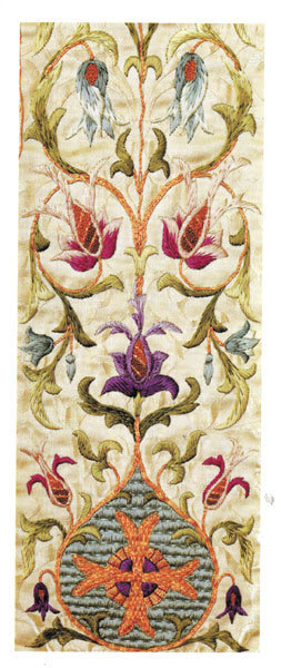 Ecclesiastical - Liverpool cathedral White silk stole