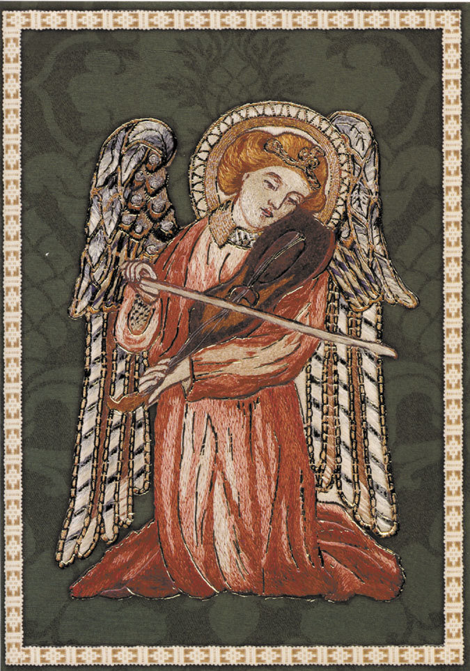 Ecclesiastical -  Liverpool Cathedral - Pugin Angel with violin