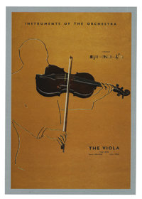 Orchestra cards - viola