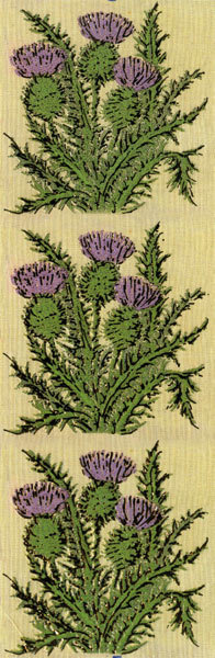 Bookmark - thistle