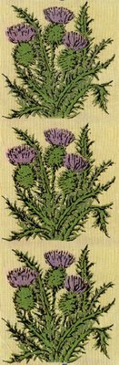 Bookmark - thistle