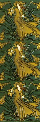 Bookmark - Walter Crane - daffodils