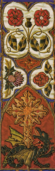 Bookmark -  Church embroidery