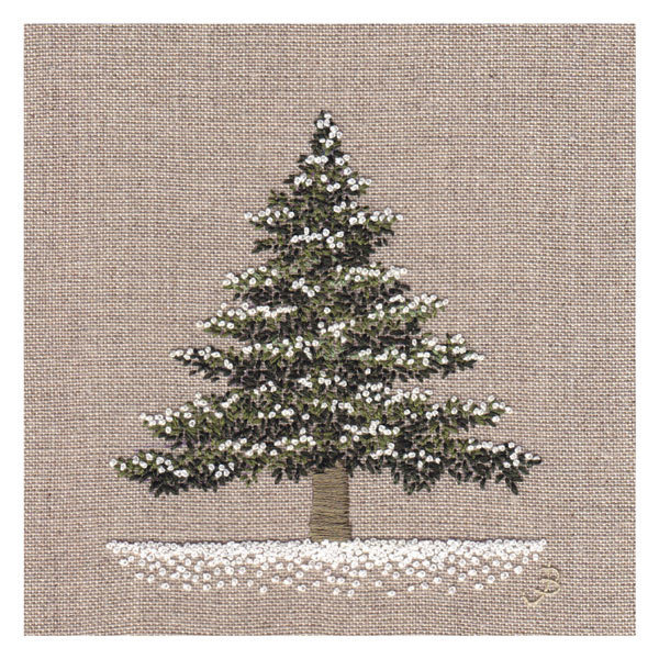 Pack of 8 cards - Christmas tree