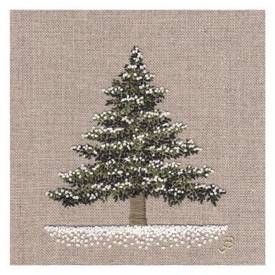 Pack of 8 cards - Christmas tree