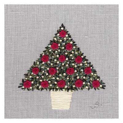 Pack of 8 cards - Christmas tree
