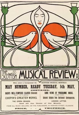 Poster for The Scottish Musical Review, 1896