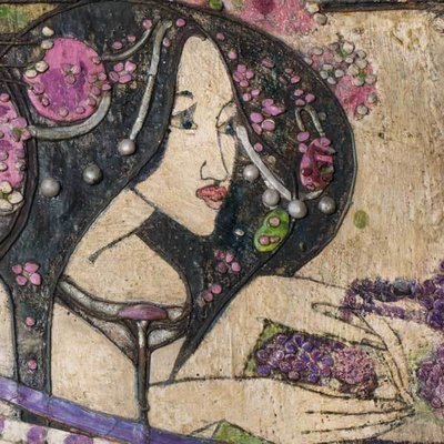 The May Queen (detail), 1900