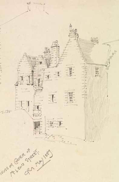 House at Corner of McLeod Street (Provand’s Lordship), 1889