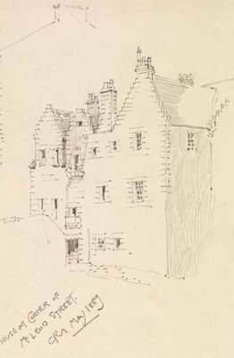 House at Corner of McLeod Street (Provand’s Lordship), 1889