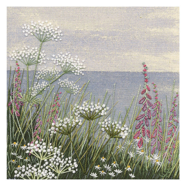 Jo Butcher - daisies by the coast