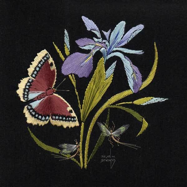 Helen M Stevens - Butterfly Embroidery